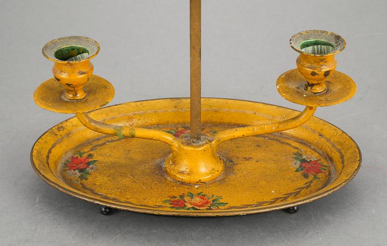 LÄSLAMPA, plåt, empirestil, 1900-tal.