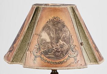 BORDSLAMPA, barockstil, 1930/40-tal.