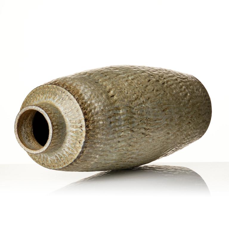 Gunnar Nylund, a unique massive stoneware vase, Rörstrand, Sweden 1960s.