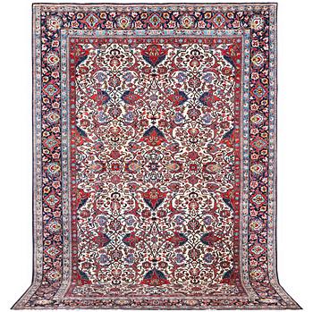 A semi.antique Kashan, c. 319 x 212 cm.