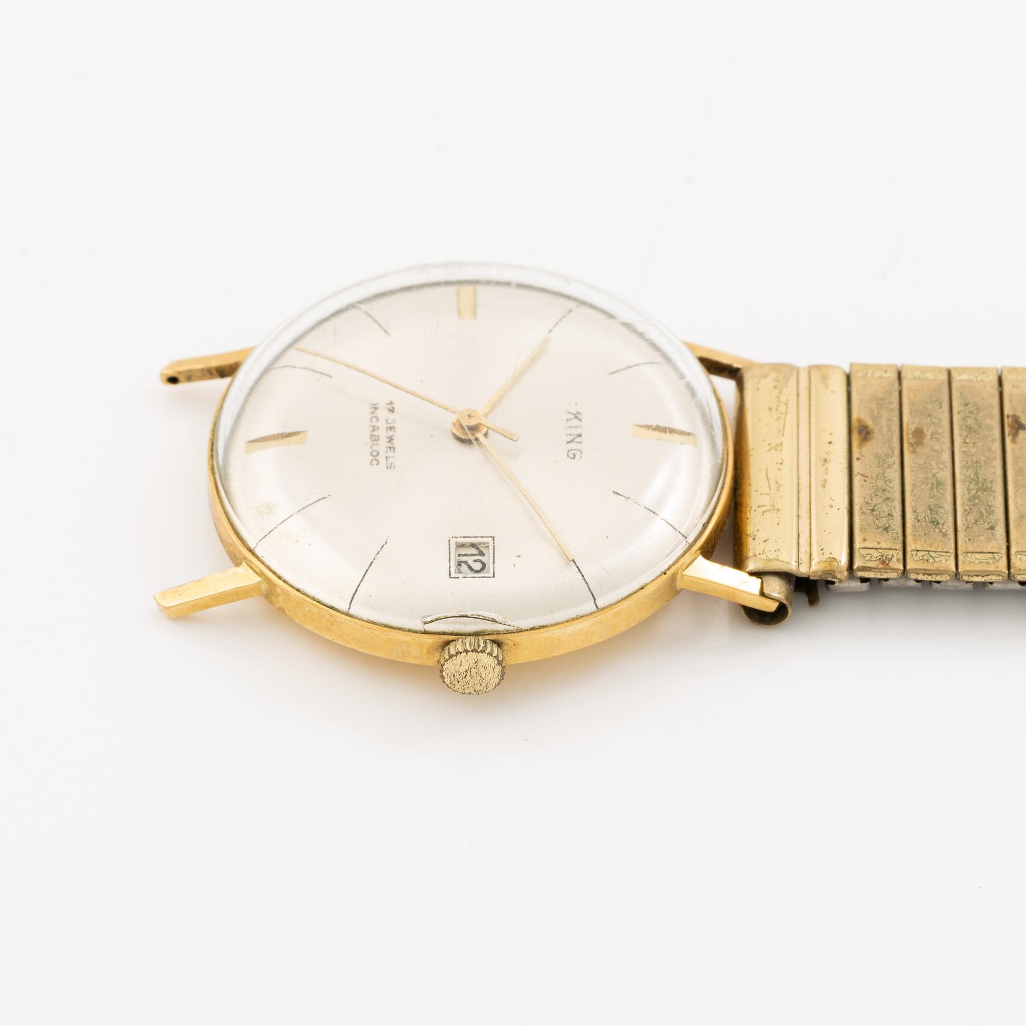 King, wristwatch, 32.5 mm.