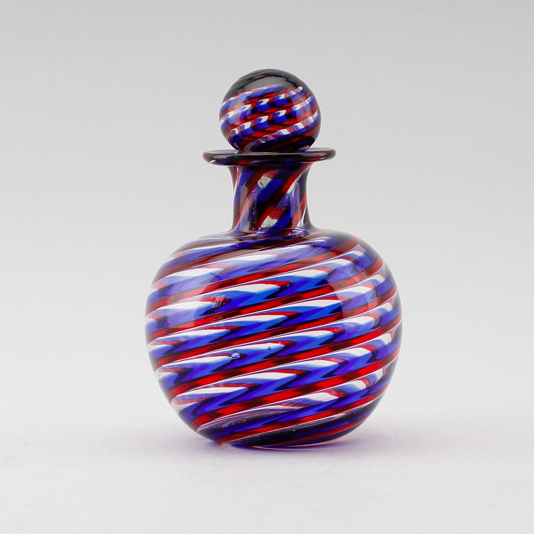 KARAFF, glas, sannolikt Venini Murano.