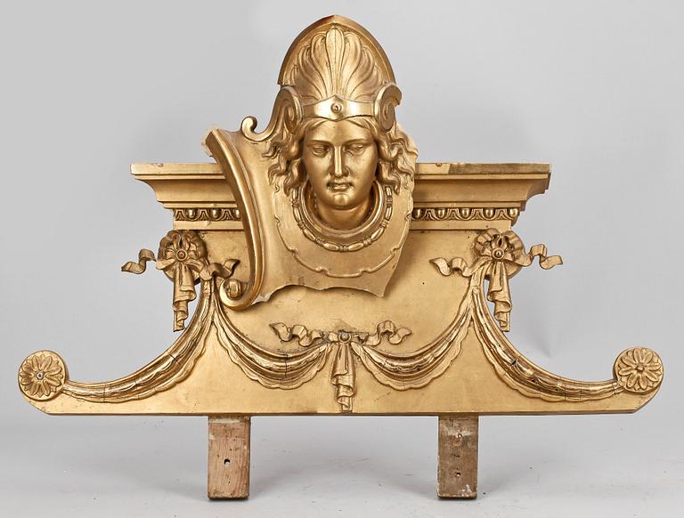 SPEGEL MED KONSOLBORD, Ny Louis XVI, 1800-talets slut.