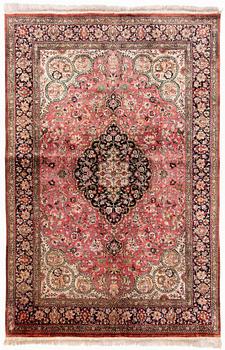 A Carpet, Silk Gohm, circa  298 x 202 cm.