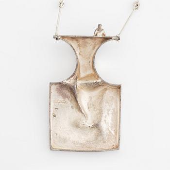 Björn Weckström, "Barbarella" silver necklace.