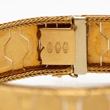 Armband, 18k guld, Uno A Erre, Italien.