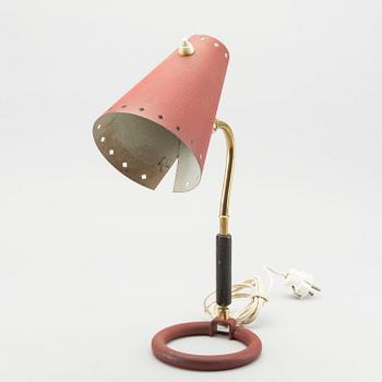 SKRIVBORDSLAMPA Boréns modell 8257, 1900-talets mitt.