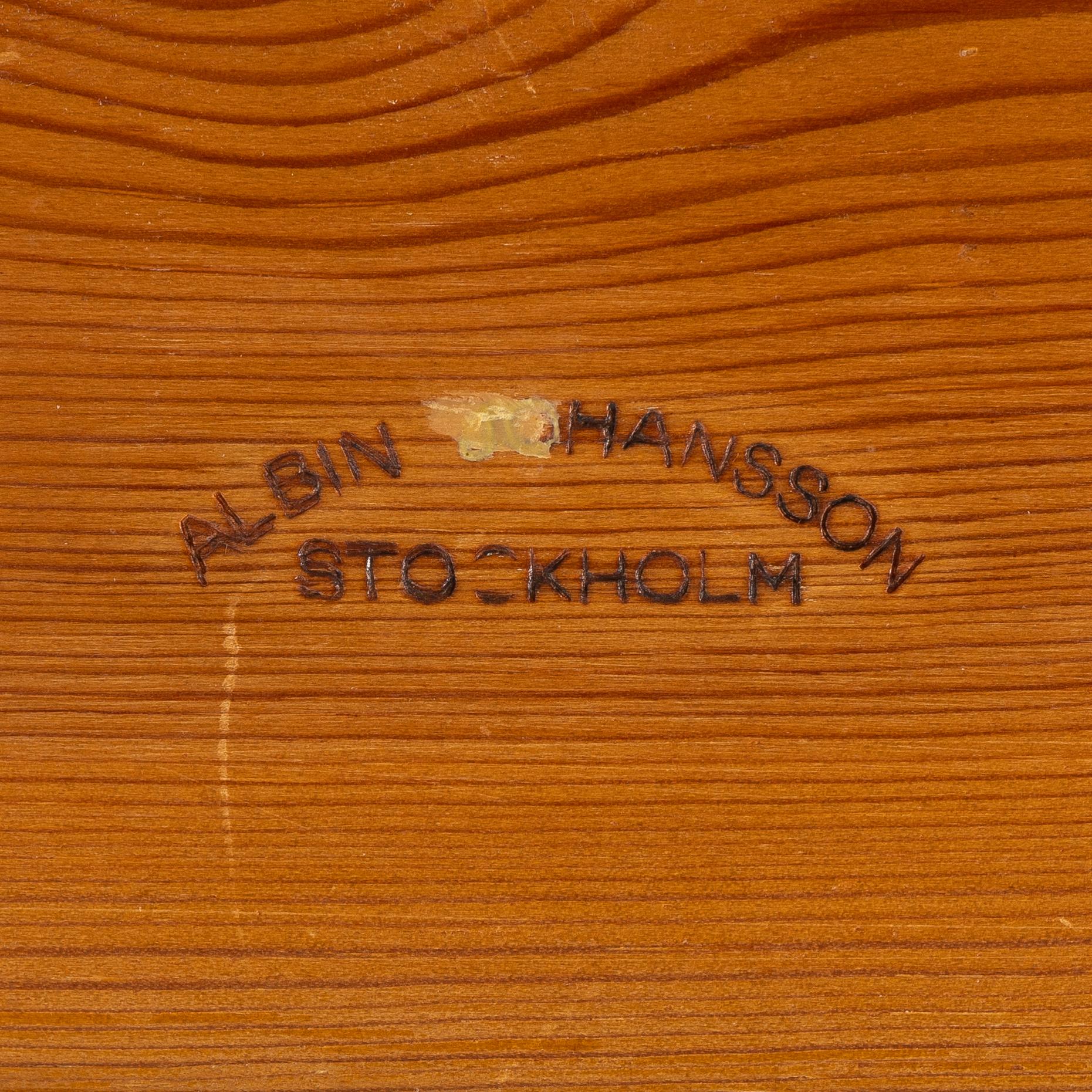Carl Malmsten, bord, snickarmästare Albin Johansson, Stockholm, ca 1938.