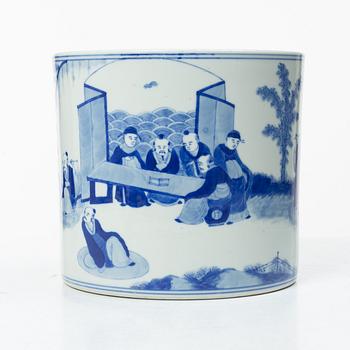 Penselställ, porslin, Kina, sen Qingdynasti / 1900-tal.