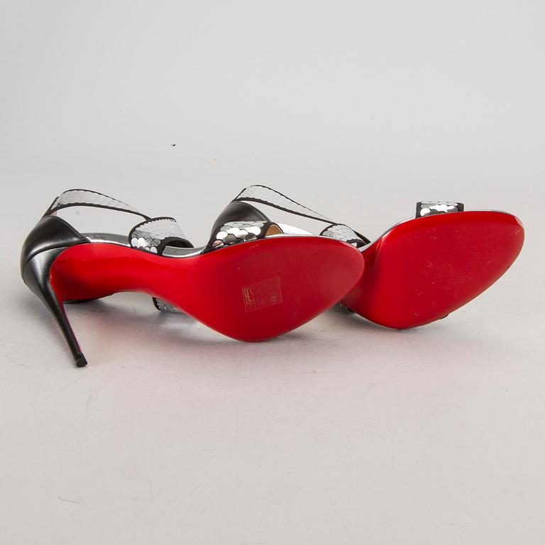 SANDALETTER, Christian Loboutin,  "Xili Disco Balls", storlek 38,5.