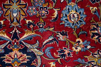 A Keshan carpet, c. 384 x 300 cm.