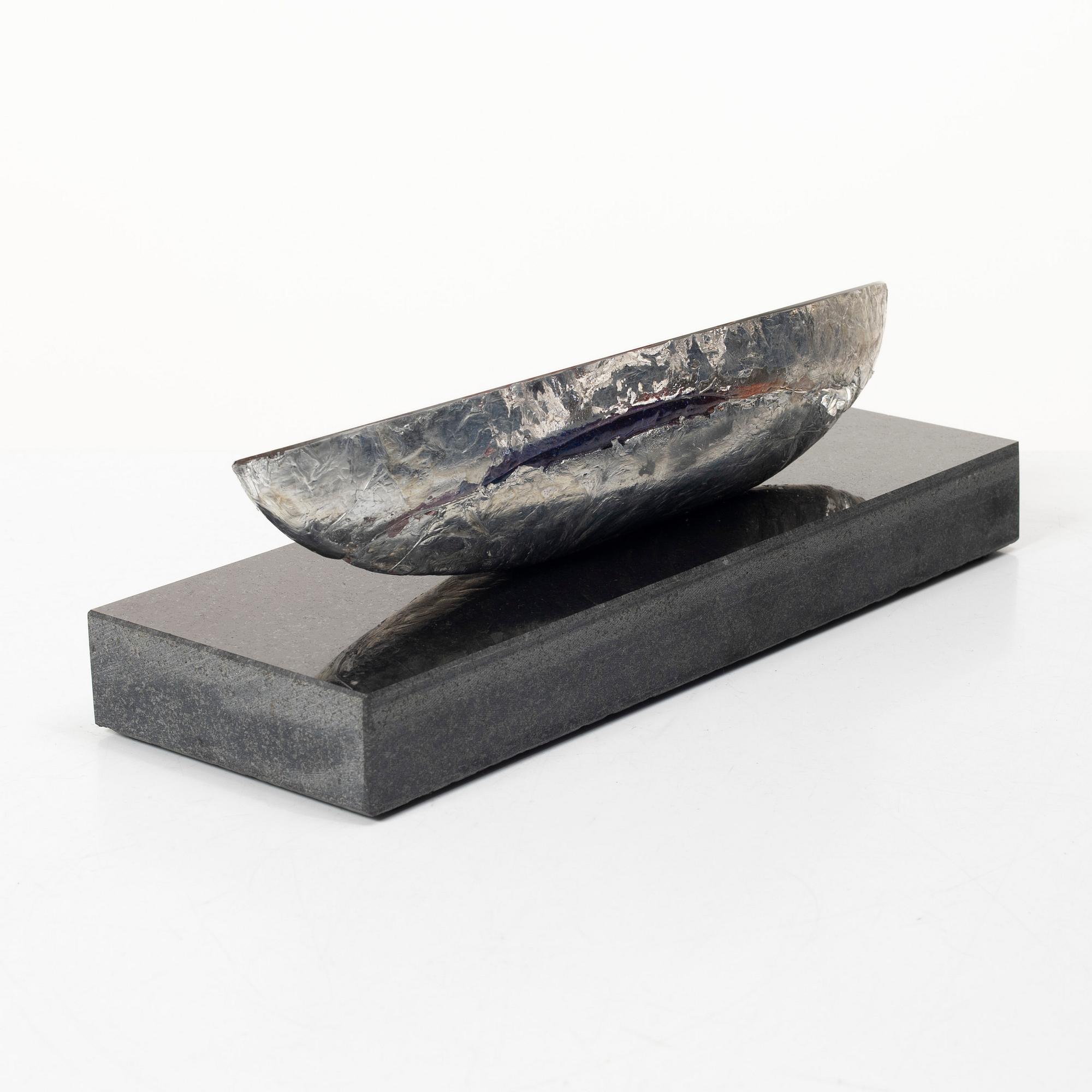 Bertil Vallien, glass sculpture, Kosta Boda.