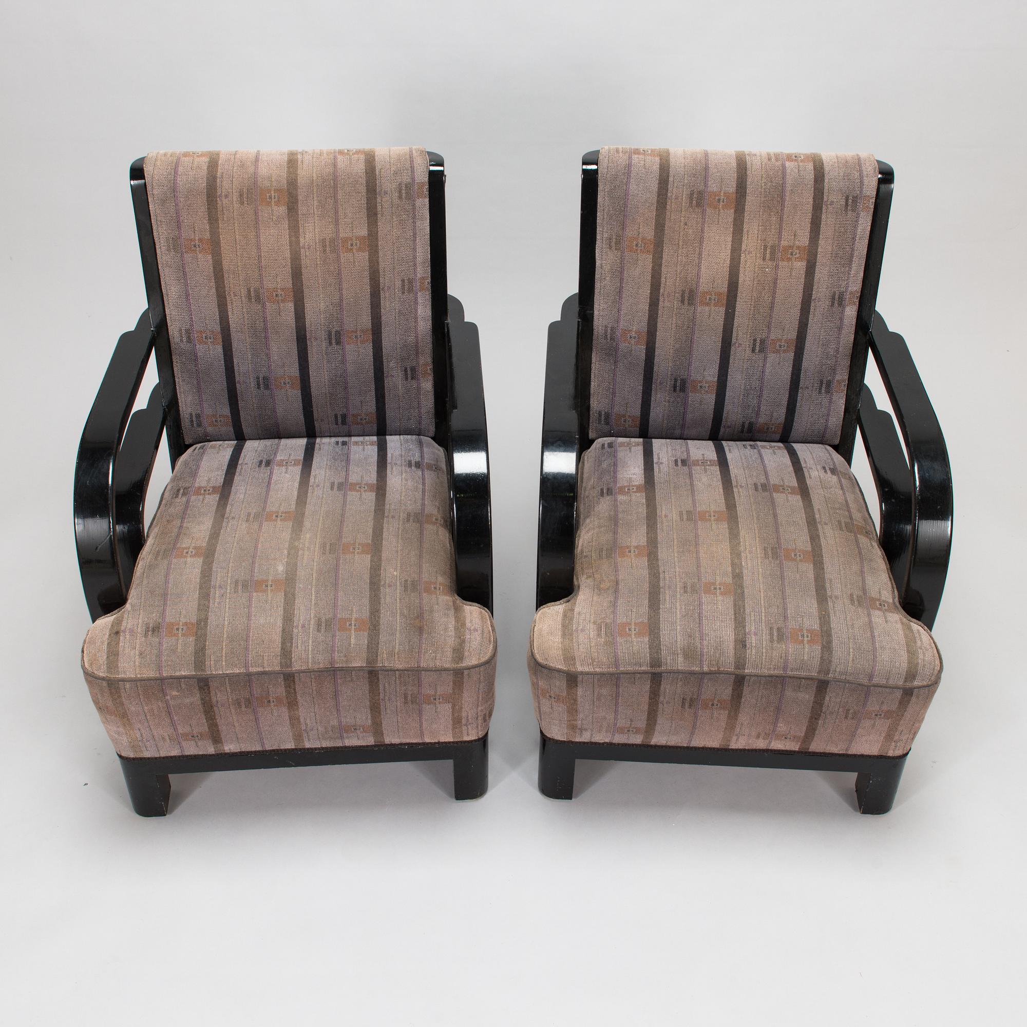 Eevert Toivonen, A pair of 1930's armchairs for Bore Westerlund.