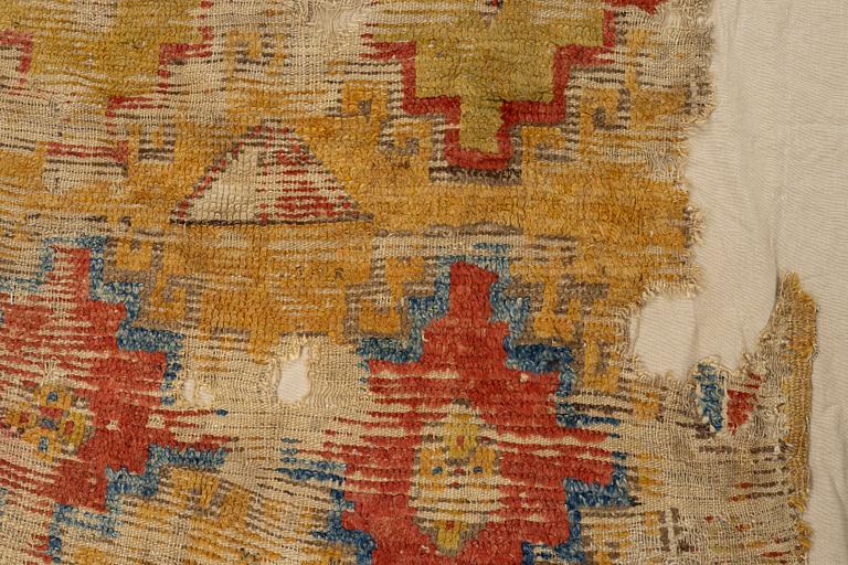 An 18th century Cappadocia 'Memling Gül" fragment, c. 67 x 45 cm.