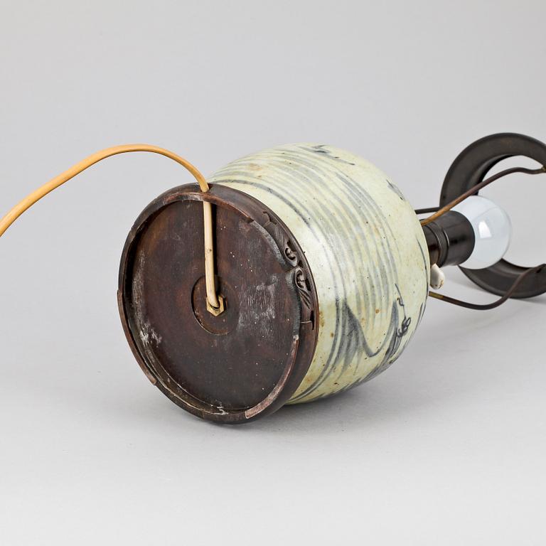 BORDSLAMPA/BOJAN, porslin, Kina 1800-1900-tal.