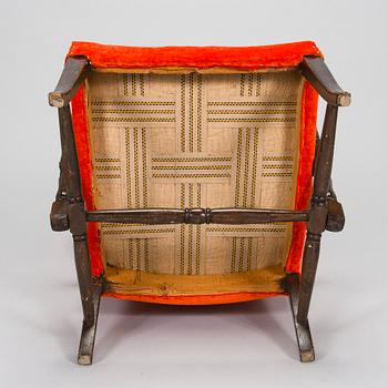 A mid-20th century armchair.