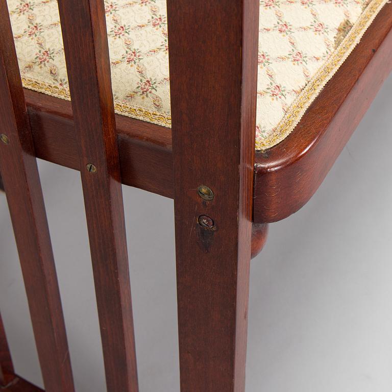 Josef Hoffmann, Kalusto, 8 osaa, Jacob & Josef Kohn, Wien, Itävalta. Noin 1910.