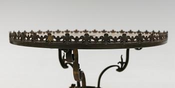 BORD, brons, 1800-talets mitt.