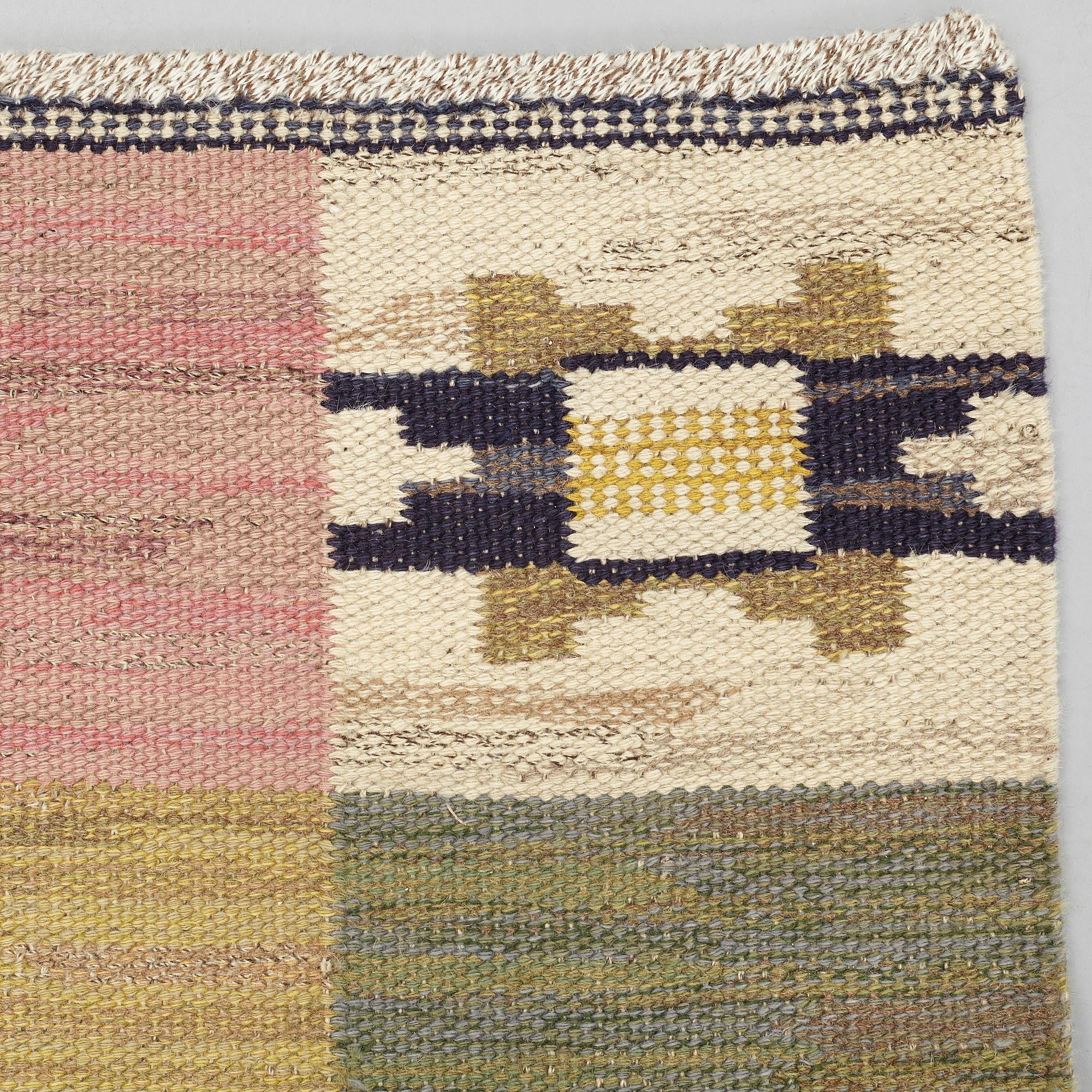 Märta Måås-Fjetterström, Matta, "Rutmattan", rölakan, ca 294,5-297 x 196-201,5 cm, signerad MMF.