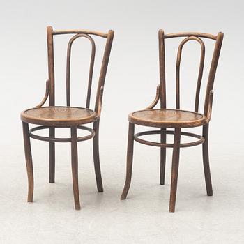 A set of 6 Café chairs, Mundus, Poland, early 20th Century.