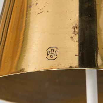 A pair of mid-20th century pendant lights for SO, Pohjoismainen Sähkö Oy, Finland.