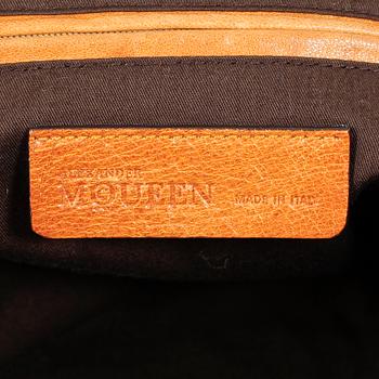 ALEXANDER MCQUEEN, a brown leather bag, 2009.