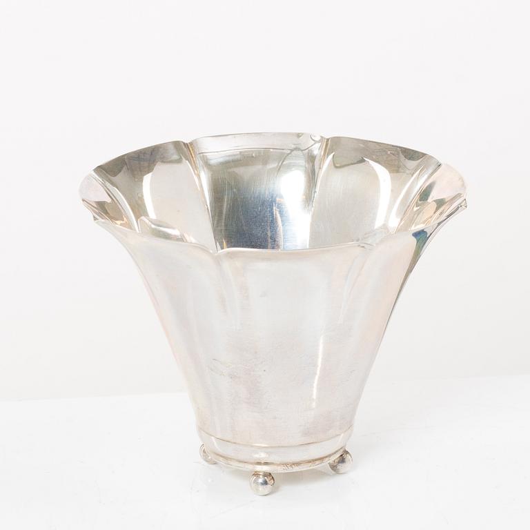 Wiwen Nilsson, Bowl, silver, A. Nilsson, Lund, 1928.