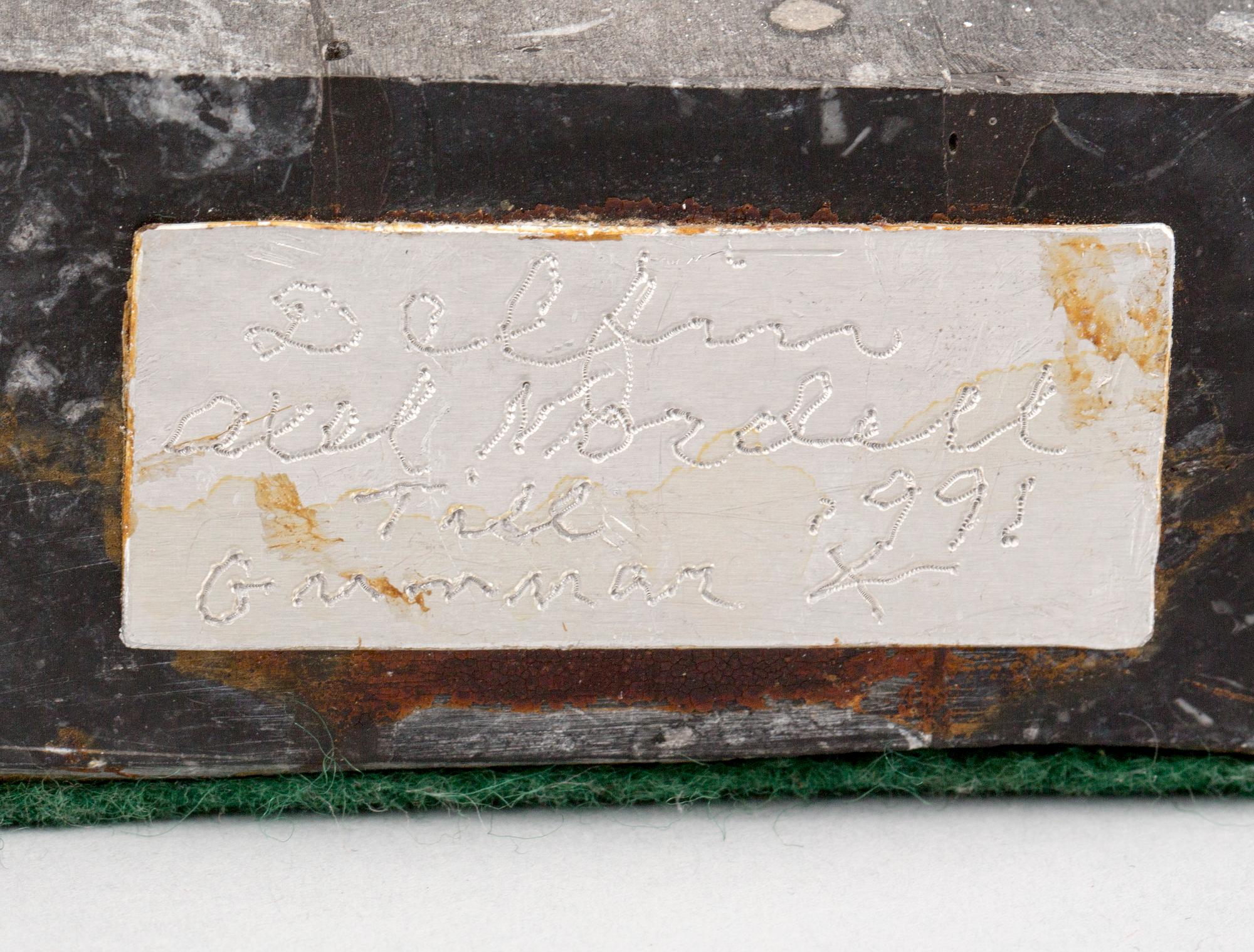 AXEL NORDELL, 2 st, gips.