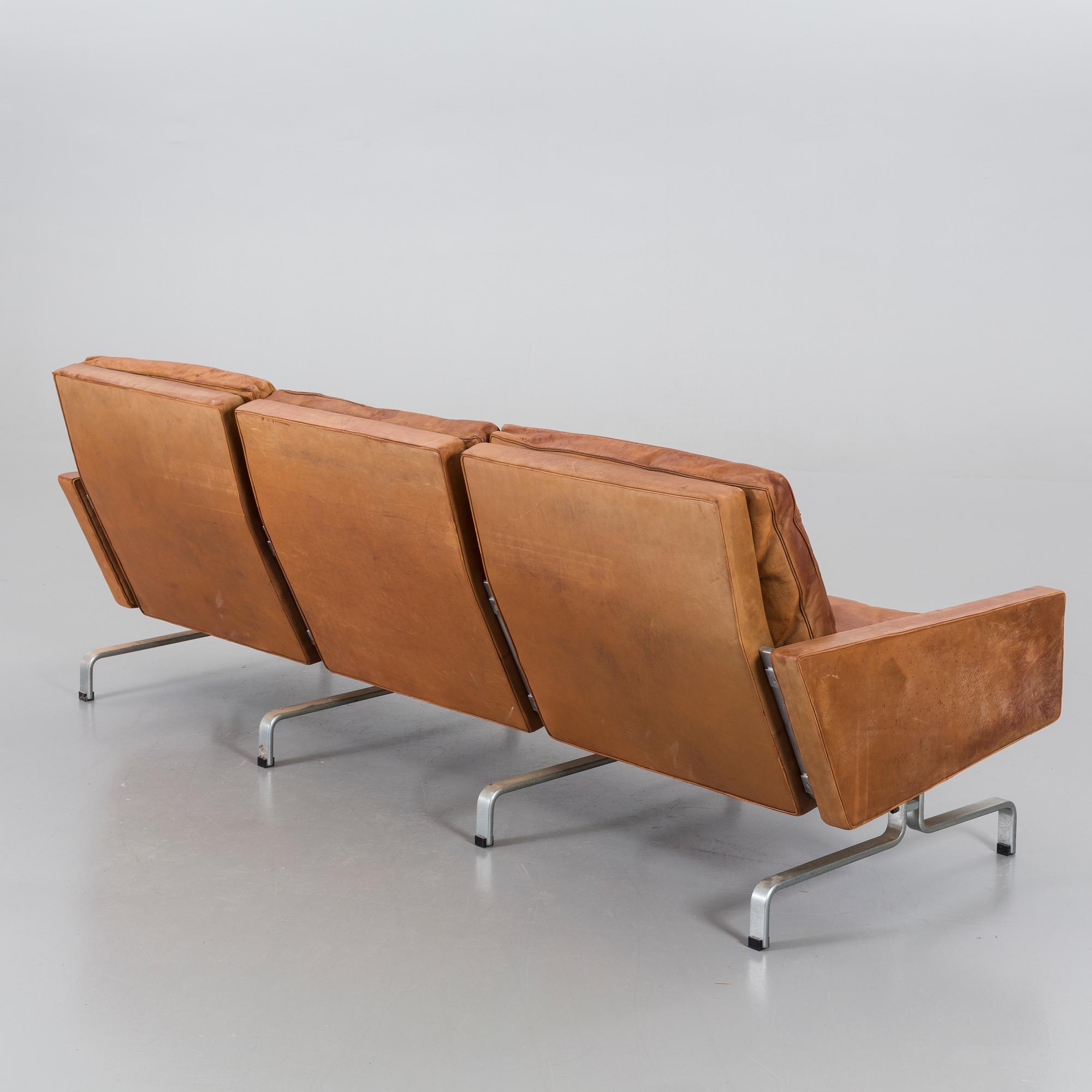 A sofa, "PK-31-3", E Kold Christensen, Poul Kjaerholm, Denmark,