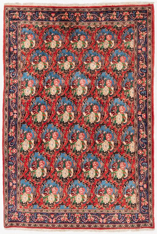 Matta, semiantik sk Rosen Bidjar, västra Persien, ca 212 x 143 cm.