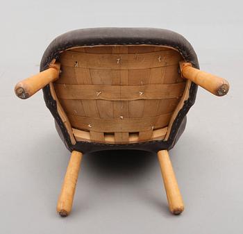 FÅTÖLJ, tillskriven Philip Arctander, 1940-/50-tal.