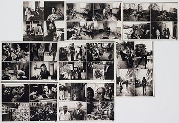 Carl Johan De Geer, photographs, seven photo collages 1958-1979.