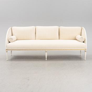 A late Gustavian sofa, around 1800.