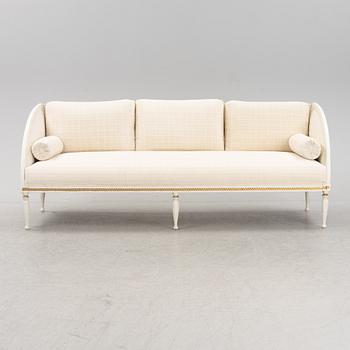 A late Gustavian sofa, around 1800.