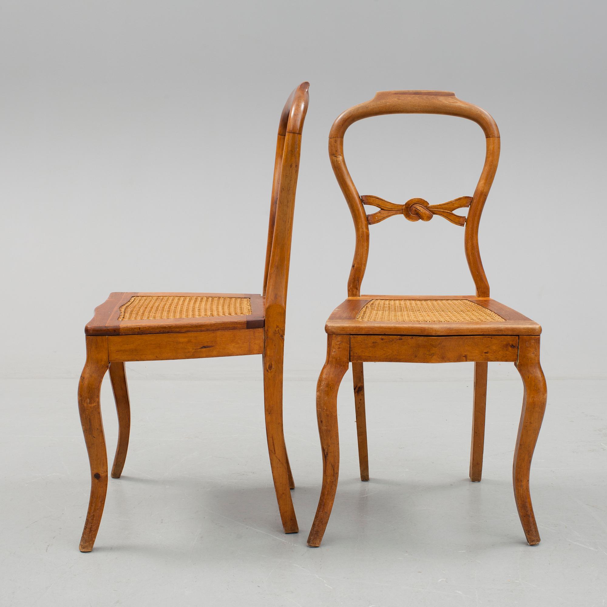 STOLAR, 6 st, nyrokoko, 1800-talets slut.