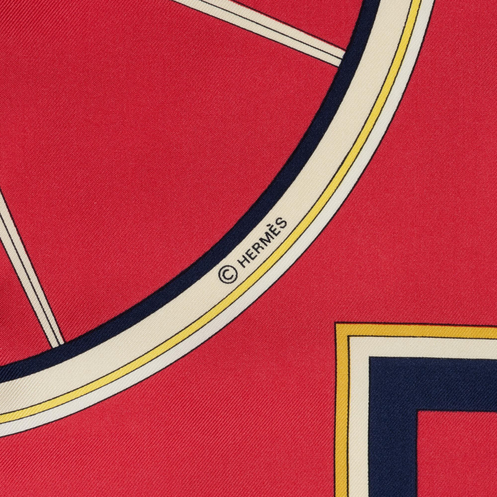 Hermès, scarf, "Washington's Carriage".