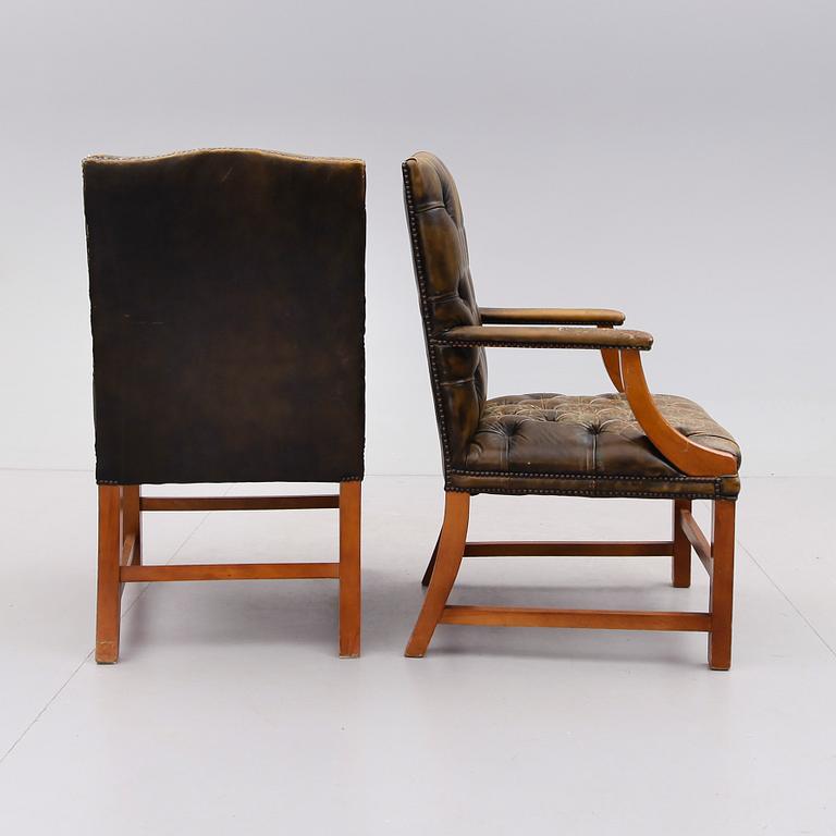 KARMSTOLAR, 1 par, England, 1900-tal.