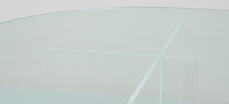 MATSALSBORD, glas och plexiglas, 1980-tal.