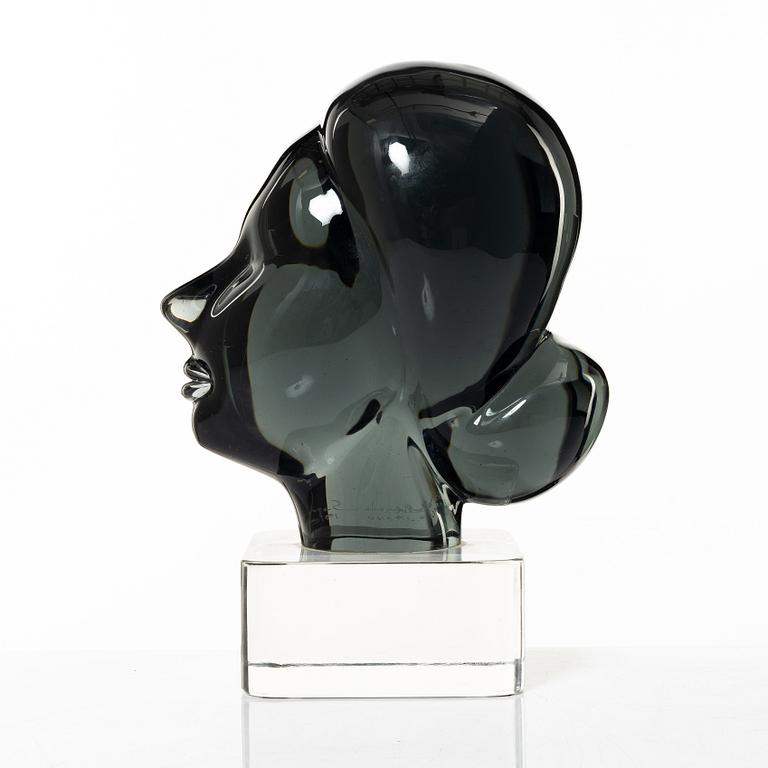 Archimede Seguso, skulptur, glas, Murano, Italien 1973.