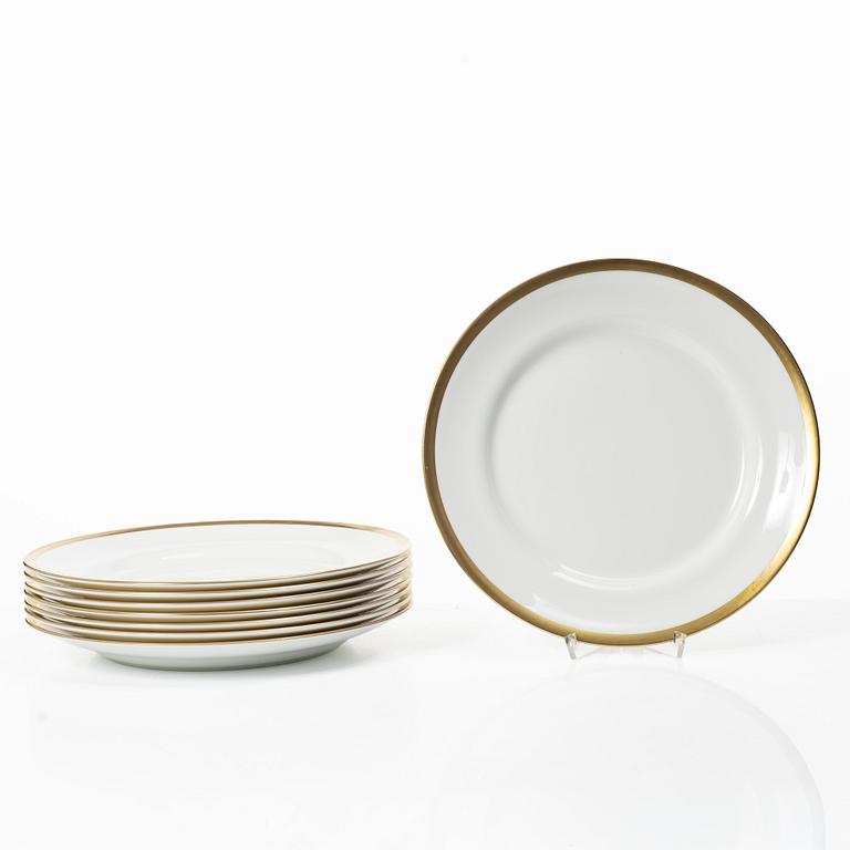Karin Björquist, Eight cover plates, 'Empiren i Sverige Nationalmuseum', Gustavsberg, 1991–92.