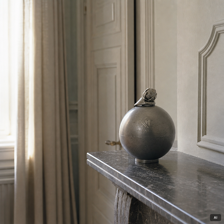 Estrid Ericson, a pewter box, model A 999, Svenskt Tenn, Stockholm, 1932.