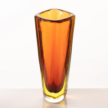 Vas och skål, troligen Seguso,  Murano, Italien.