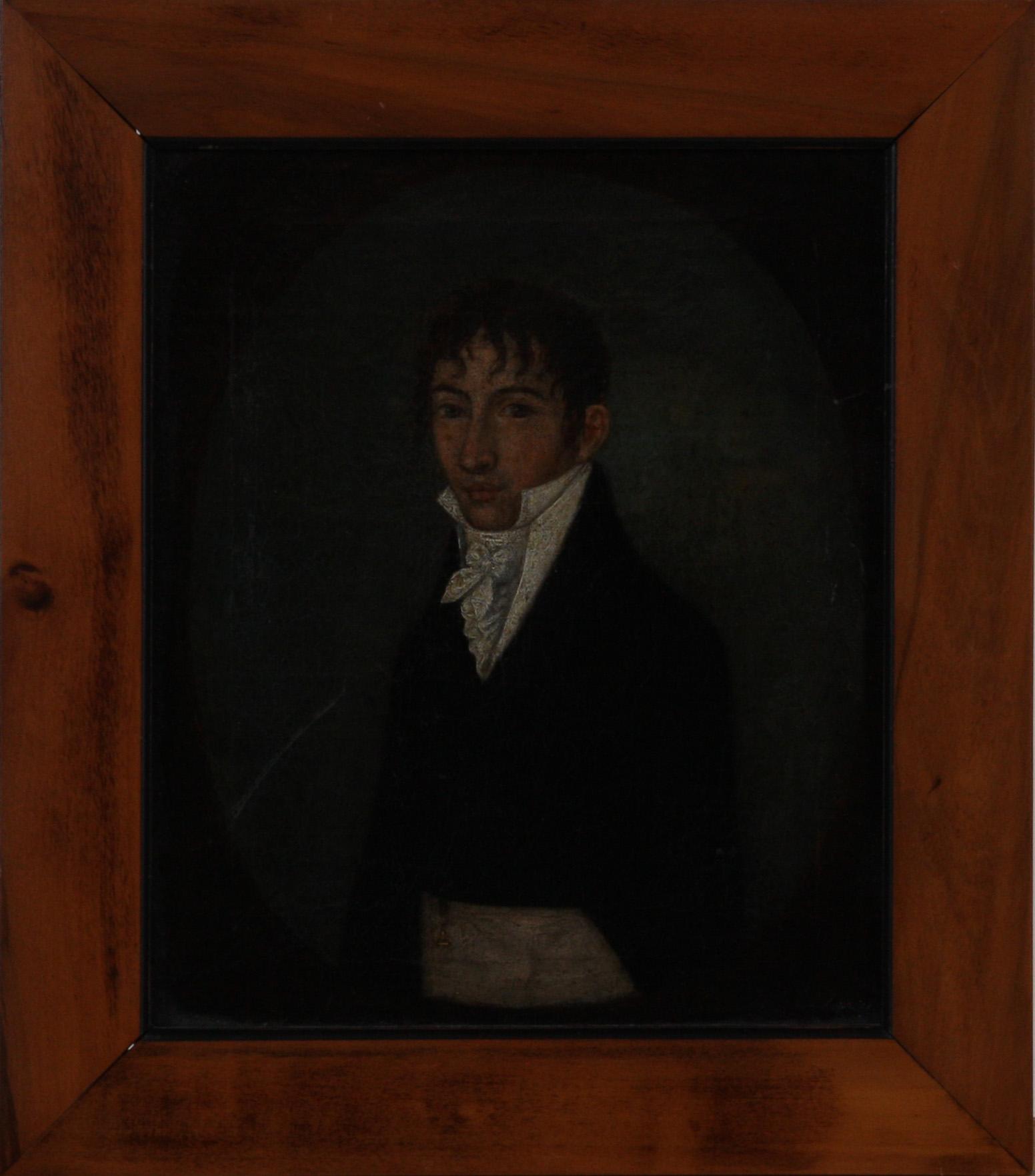 OKÄND KONSTNÄR, olja på duk, 1800-talets första hälft.