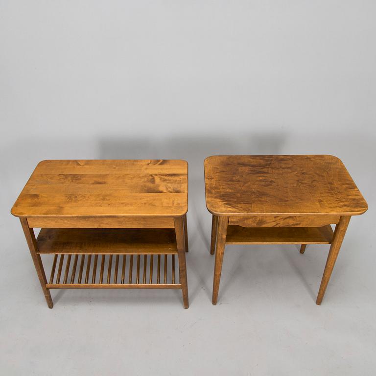 Two 1950s tables for Lahden Puukalusto Ltd.