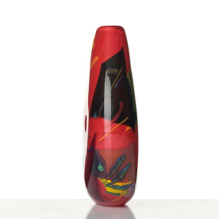 Jan-Erik Ritzman, a glass vase, Transjö, Sweden.