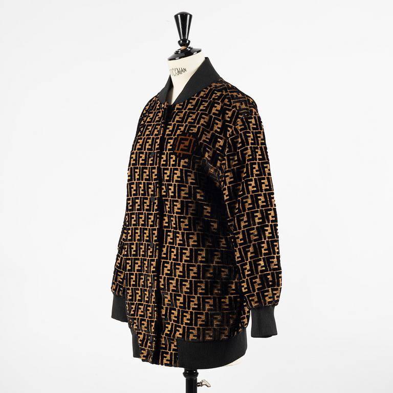 Fendi, baseball-style jacket, size It 40.