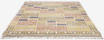 Märta Måås-Fjetterström, a 'Ängarna' carpet, knotted pile, c. 305 x 208 cm, signed AB MMF.