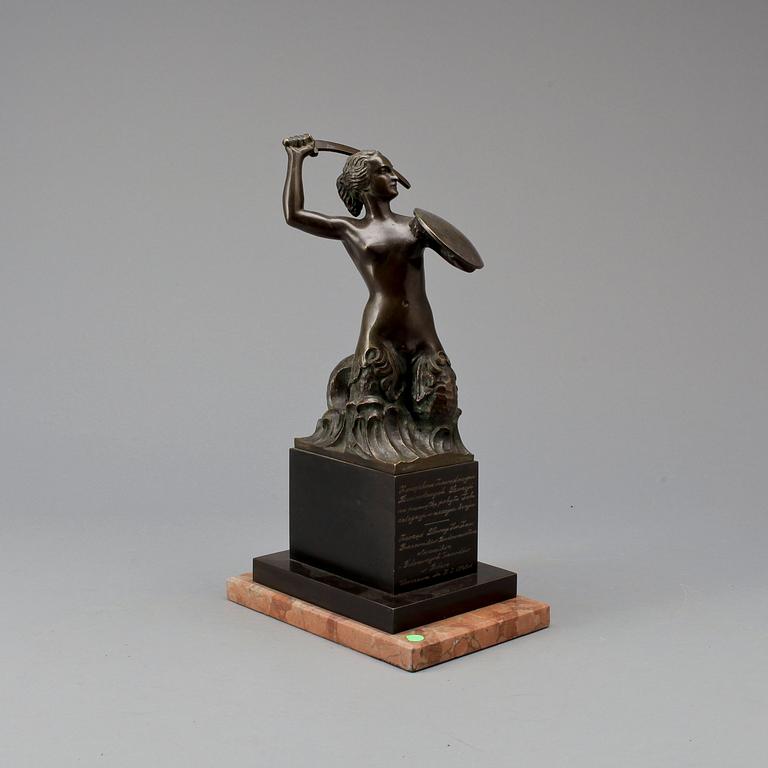 WŁADYSŁAW MIECZNIK, efter, skulptur, brons, brickmärkt.