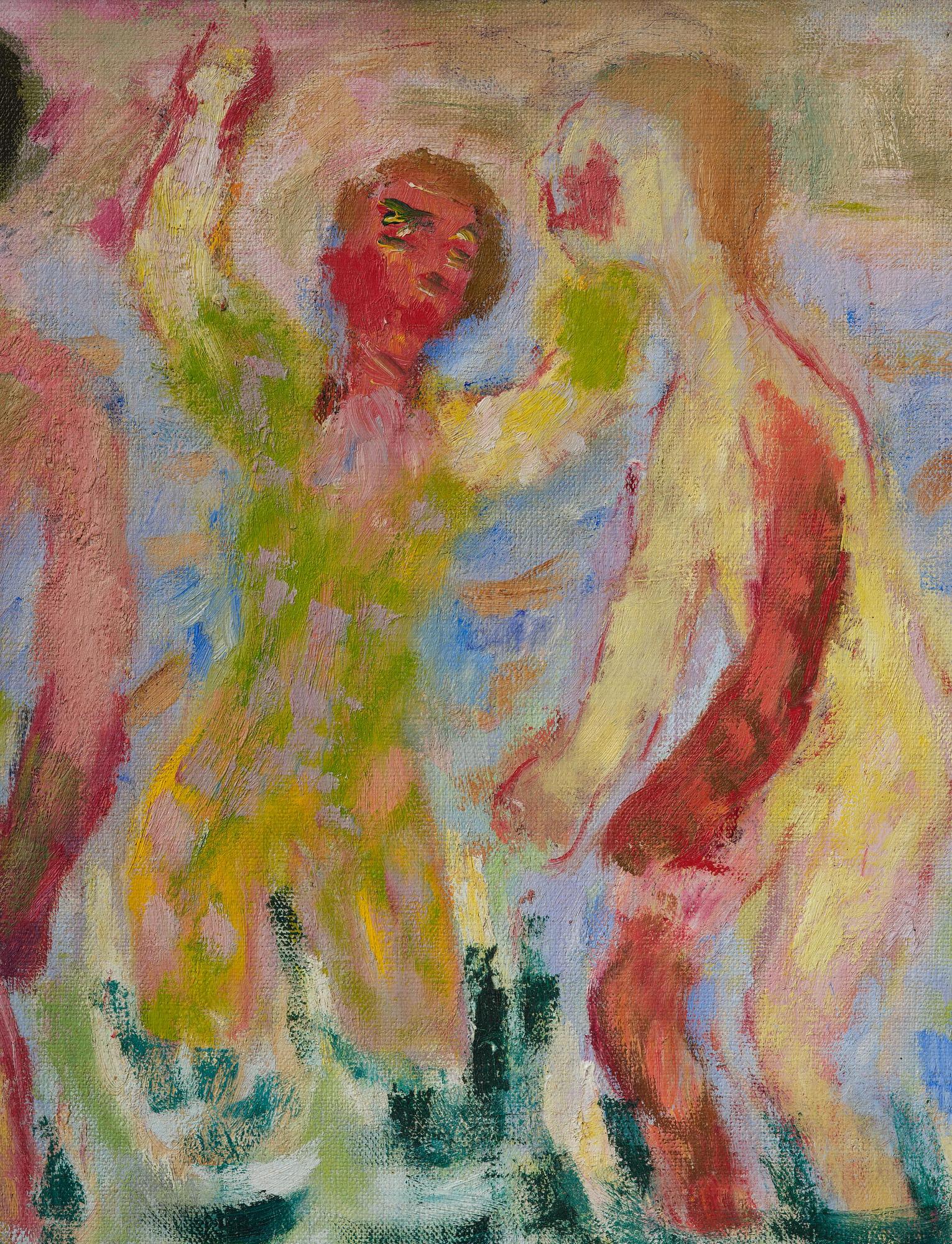 Ragnar Sandberg, "Baderskorna/Flickor i vattnet".