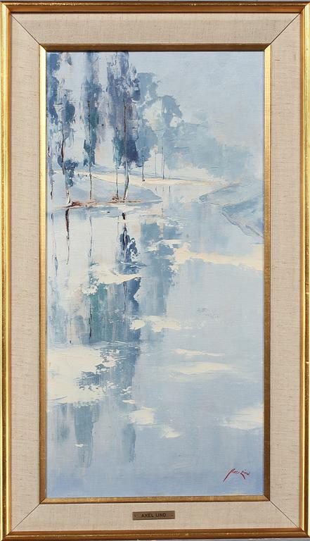 AXEL LIND, olja på duk, signerad.